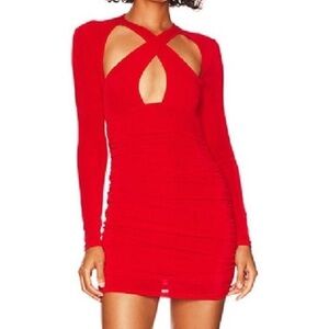 Superdown Kandi Red Bodycon Dress